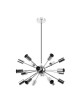 MANDI LAMPA WISZĄCA DO SALONU CHROM ZUMALINE