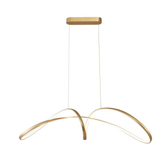 FERMI LAMPA WISZĄCA DO SALONU ZŁOTA ZUMALINE