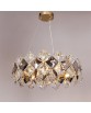 TIARA LAMPA WISZĄCA DO SALONU ZŁOTA ZUMALINE