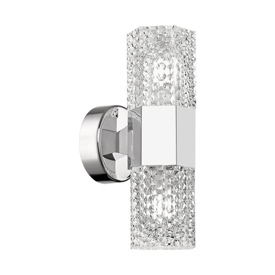 ICICLE KINKIET ŚCIENNY DO SYPIALNI CHROME ZUMALINE
