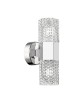 ICICLE KINKIET ŚCIENNY DO SYPIALNI CHROME ZUMALINE