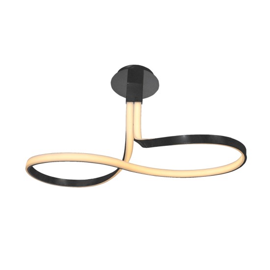 VISO LAMPA SUFITOWA DO SYPIALNI CZARNA ZUMALINE