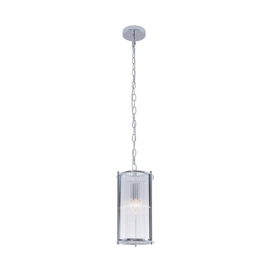 MARMO LAMPA WISZĄCA DO SALONU CHROME ZUMALINE