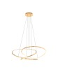 CHOLET ELEGANCKA LAMPA WISZĄCA NAD STÓŁ ZŁOTA ZUMALINE