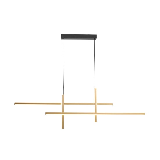 EDGE LAMPA WISZĄCA NAD STÓŁ CZARNO-ZŁOTA ZUMALINE