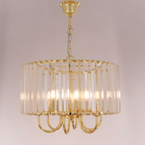 PARIS LAMPA WISZĄCA DO SYPIALNI ZŁOTA ZUMALINE