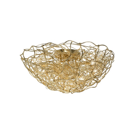 LAMPA SUFITOWA DO SALONU ZŁOTA SAREA