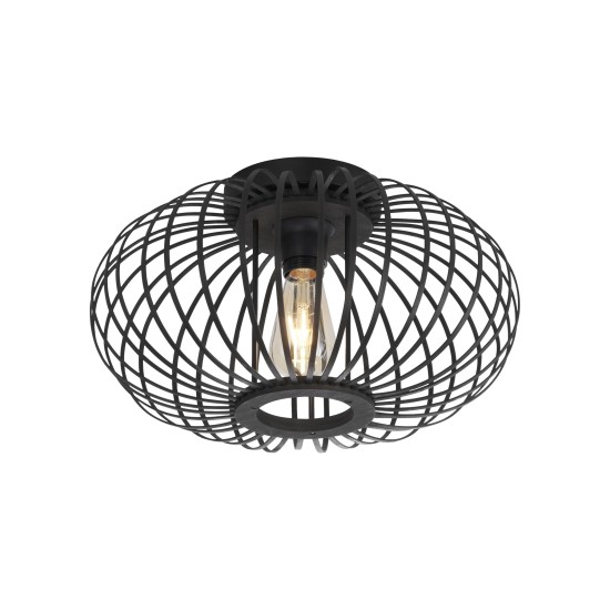 RACOON LAMPA SUFITOWA DO SALONU CZARNA ZUMALINE