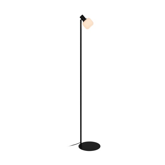 STEM LAMPA PODŁOGOWA DO SALONU CZARNA