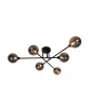 BASIS LAMPA SUFITOWA DO SALONU CZARNA ZUMALINE