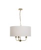 LAMPA WISZĄCA DO SALONU ROCCO Z-3 ZŁOTY ZUMALINE