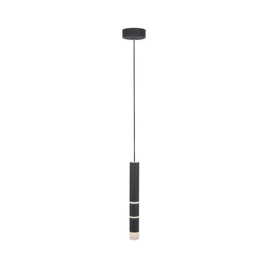 LAMPA WISZĄCA NAD STÓŁ CZARNA PURE-VEGA ZUMALINE