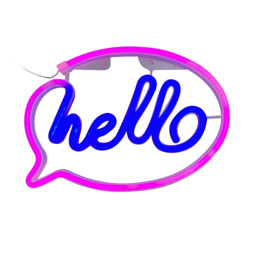 LAMPKA NEON HELLO LED ZUMALINE