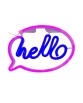 LAMPKA NEON HELLO LED ZUMALINE