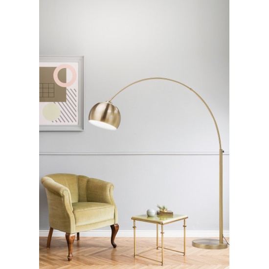 SOHO ZŁOTA LAMPA PODŁOGOWA DO SALONU ZUMALINE