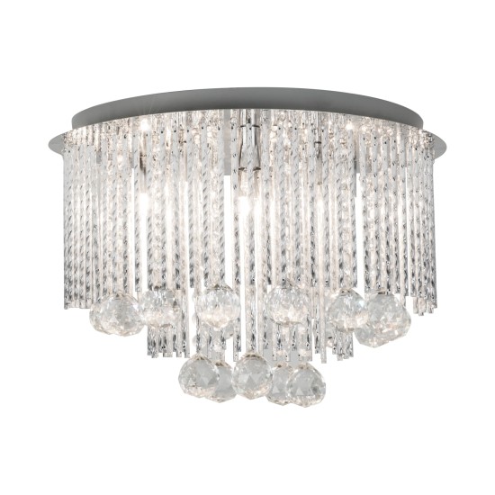 SITANO LAMPA SUFITOWA DO SALONU CHROME ZUMALINE