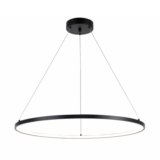 HORIK LAMPA WISZĄCA DO SALONU CZARNA ZUMALINE