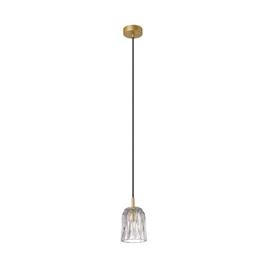 TAZZA LAMPA WISZĄCA DO SALONU ZŁOTA ZUMALINE