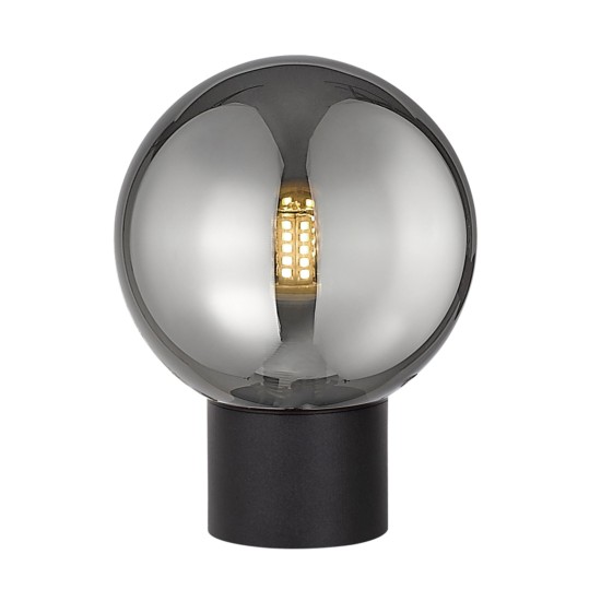 ARCTURUS LAMPA STOŁOWA DO SYPIALNI CZARNA ZUMALINE