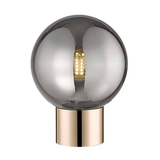 ARCTURUS LAMPA STOŁOWA DO SYPIALNI ZŁOTA ZUMALINE