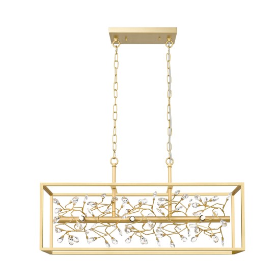 SPRING LAMPA WISZĄCA DO SALONU ZŁOTA ZUMALINE