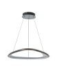 GETAFE LAMPA WISZĄCA DO SALONU CZARNY CHROM ZUMALINE
