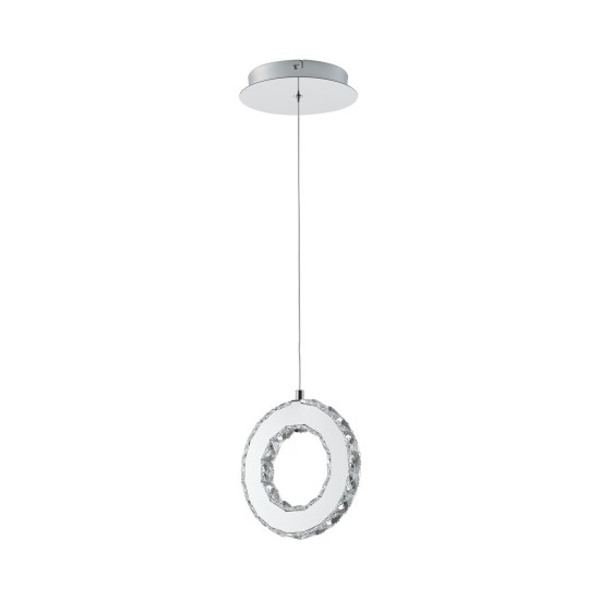 GIRONA LAMPA WISZĄCA DO SALONU CHROM ZUMALINE
