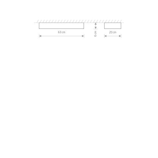 SOFT CEILING LED 60X20