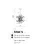 SIRIUS 75 STICK LAMPA WISZĄCA NAD STÓŁ AZZARDO