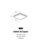 GALLANT 38 SQUARE PLAFON AZZARDO