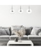 ENCELADUS LAMPA WISZĄCA DO SALONU CHROME ZUMALINE