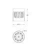 GEM LAMPA SUFITOWA DO SYPIALNI CHROME ZUMALINE
