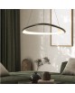 GETAFE LAMPA WISZĄCA DO SALONU CZARNY CHROM ZUMALINE
