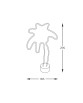NEON PALM TREE LAMPKA LED ZUMALINE
