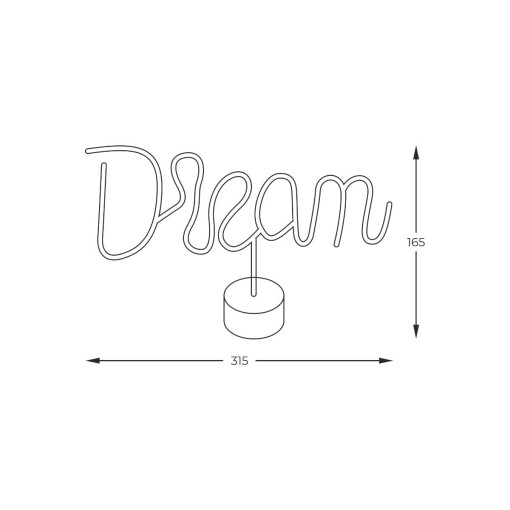 LAMPKA NEON DREAM LED ZUMALINE