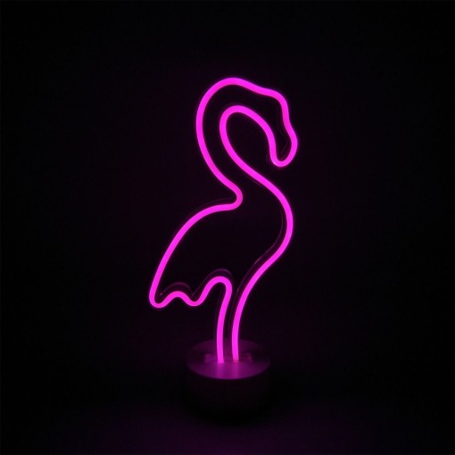 LAMPKA NEON FLAMINGO LED...