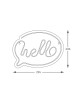 LAMPKA NEON HELLO LED ZUMALINE