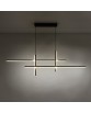 EDGE LAMPA WISZĄCA NAD STÓŁ CZARNO-ZŁOTA ZUMALINE