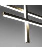 EDGE LAMPA WISZĄCA NAD STÓŁ CZARNO-ZŁOTA ZUMALINE