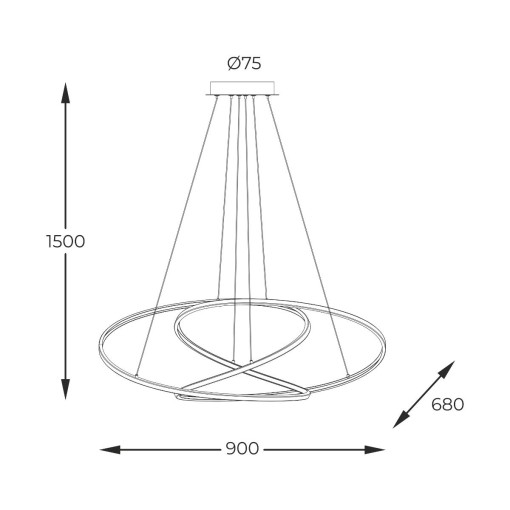 CHOLET ELEGANCKA LAMPA...