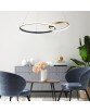 RANDO LAMPA WISZĄCA NAD STÓŁ CZARNO-ZŁOTA ZUMALINE