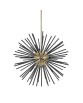 URCHIN LAMPA WISZĄCA DO SALONU CZARNO-ZŁOTA ZUMALINE