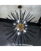 URCHIN LAMPA WISZĄCA DO SALONU CZARNO-ZŁOTA ZUMALINE