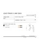 LOLO TRACK 1LINE GU10 BK